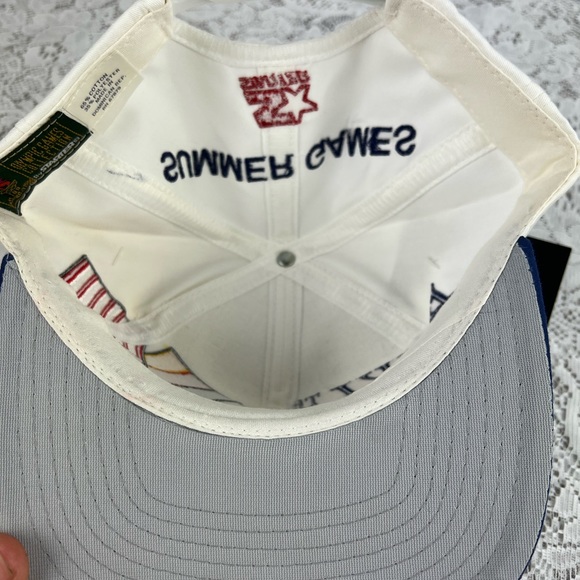 Vintage 1996 Olympics Atlanta STARTER World Flags Snapback Hat NWT Retro - Picture 4 of 8